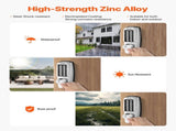 Mechanical Keyless Entry Door, 14 Key Mechanical Door with Keys, Mechanical Keypad Door V952-JXMMSQRSSZMM4OC12V0