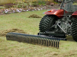 Tow Behind Dethatcher, 1.8m Tow Dethatcher with 36 Steel Tines, 3-Point Lawn Dethatcher Rake with V952-ZXSCJ72DSDLJ73TTAV0