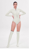 2MM jellyfish suit diving wet clothes jellyfish suit snorkeling swimsuit super elastic skin-friendly V1102-AQ-012WHITE-XXL