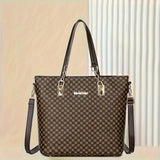 Women'S Handbag Set Large Capacity Tote Bag Shoulder Bag For Women Crossbody - Brown - Size 35-13-28 V1347-127-43258-BRN-35-13-28