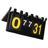 Black PVC flip scoreboard, suitable for basketball, football, and tennis sports V1366-AZ2-W-13459