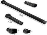11.5ft Long Gutter Downspout Extensions Flexible, 4" Diameter Downspout Extender, Down Spout V1258-DP02-WO-1034