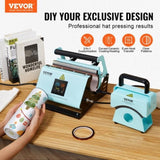 2 in 1 Tumbler and Hat Heat Press Machine Heat Machine for Caps Hats Mugs V952-BXSKMJMINIKMSBIPBV3