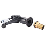Floral Pattern Single Handle Mixer Tap Cold/Hot Water Faucet for Bathroom Basin Sink V1294-YM0727-JY07252-04