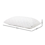 Giselle Bedding Memory Foam Pillow Single Size Twin Pack PILLOW-MEFO-RAYON-S