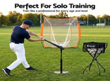 Everfit Portable Ball Cart Foldable Pickleball Tennis Baseball Softball PB-B-CART-BK