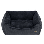 FEANDREA 110cm Dog Sofa Bed with Removable Washable Cover Dark Grey V227-3309641001162