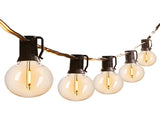 2W Solar Outdoor String Lights 11FT with 10 PCS G40 LED Bulbs Waterproof Commercial Hanging Lights 4 V1294-YM0901-H37549