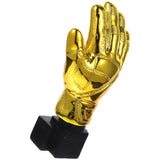 Golden Resin Goalkeeper Trophy, Gloves Shape Award for Best Goalie in Game V1370-AZ4-16923
