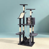 i.Pet Cat Tree 171cm Tower Scratching Post Scratcher Wooden Condo House Bed Toys PET-CAT-FL010-GR