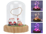 Night Light ABS Material USB Charging 1200 MAh Battery Night Lamp with Dome for Festival Home V1294-YM0901-3113210110411