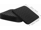 8pcs Black Anti Vibration Treadmill Mat Pads for Home Fitness Floor Protection V1192-AZ-W-21534