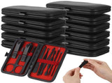 12PCS 10-in-1 Manicure Set, Stainless Steel Nail Pedicure Kit with PU Leather Travel Case, V1369-AZ3-W-08847