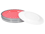 12PCS Salad Plate HighGrade Imitation Porcelain Dinnerware Tableware for Home Use V1294-YM0901-3118210043214