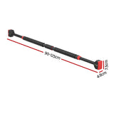 Everfit Pull Up Bar 90CM-125CM Doorway Chin Up Horizontal Bar Gym PUB-A-M-BK