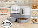 Cat Automatic Water Dispenser Cat Automatic Food Dispenser Cat Feeding Set Cat V1107-135-79284