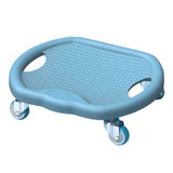 Gliding Disc Abdominal Slider 4 Wheel 360 Degree Core Trainer with Knee Pad Non Slip for Home Gym V1366-AZ2-W-14884