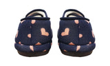 ARCHLINE Orthotic Plus Slippers Closed Scuffs Pain Relief Moccasins - Navy Hearts - EU 36 V563-AS311-36