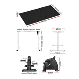 140cm Artiss Electric Standing Desk with Mini Pedal Exercise Bike Home Office SDPE-114G-140BK-012