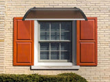 Window Door Awning Canopy 40" x 40", UPF 50 Polycarbonate Entry Door Outdoor Window Awning V952-MCZYPYCZS4040A515V0