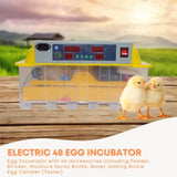 Electric 48 Egg Incubator Accessories Hatching Eggs Chicken Quail Duck V238-SUPDZ-33454518150