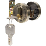 Sturdy Golden Circular Door Lock for Home Security with Key Control V1192-AZ-W-25124