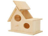 Wood Bird Nests Outdoor Birdhouse Breeding Box Bird Cage for Garden Backyard Balcony Decor V1294-YM0901-3111210123411