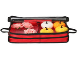 Christmas Ornament Storage Box Under Bed 64 Cell partition 600D Oxford PVC transparent window Black V1294-YM0710-210702XA10-1