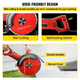Electric Concrete Saw, 14" Concrete Cutter, 1800W Concrete Saw, Electric Circular Saw with 14" Blade V952-QZJDD14SGJAC00001V3