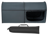 Bed Tent, Pongee Fabric, 4 Doors Breathable Dream Tent with 7 mm Fiber Poles on Bed Privacy, Full V952-SUXCSZPSMLLM7P2PXV0