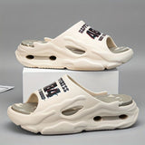 Men'S Slippers EVA Slippers Indoor Outdoor Slippers Beach Slippers Shower - Khaki - Size 38 V1106-935-04245-KHK-38