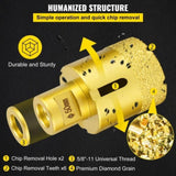 Diamond Drills 4PCS Diamond Hole Saw 25/35/50/68mm Tile Hole Saw Kit Vacuum Brazed Diamond Drill V952-JT420355068MMJN3HV0