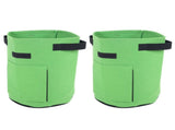 2Pcs Plant Flower Grow Bags Home Garden Tools for Fruit Vegetable Gardening Growing PotsGreen V1294-YM0901-3111200246312