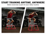 Plyometric Jump Box, 18 Inch Plyo Box, Steel Plyometric Platform and Jumping Agility Box, Anti-Slip V952-TXTD18YCGTHSGS4ASV0
