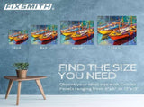 Painting Canvas Panel Boards - 5x7 Inch 24 Pack with 6 x6 Inch Canvas Panel Super Value 12 Pack V1258-DP02-C-1016