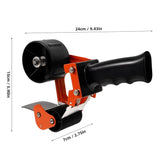Handheld Packing Tape Dispenser with Convenient Design for Sealing and Packaging V1366-AZ2-W-22848