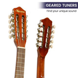 Karrera 25in Cuatro Guitar - Natural CTR-25-NAT