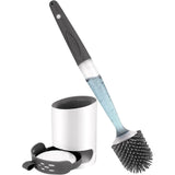 Silicone Toilet Brush With Soap Dispenser, Wall Mounted/Standing No Drilling Cleaning Brush With V1188-MS-227-2742