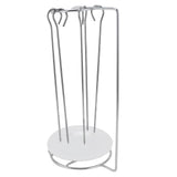 Barbecue Skewers Rack Stainless Steel BBQ Grill Rack Roaster Rotisserie Barbecue Grill Kit V1294-YM0901-3118210177311