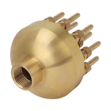 Fountain Nozzle Brass 3 Layers Adjustable Water Fountain Nozzle Spray Sprinkler for Garden Park Pond V1294-YM0703-3111230049411