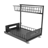 Under Sink Organizers and Storage Sliding Cabinet Basket Organizer 2 Tier Under Bathroom Storage V1294-YM0703-3117230092011
