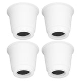 4Pcs 5 Inch Heavy Duty Round Furniture Bed Risers Lifter with Anti Slip Top for Table Chair Desk V1294-YM0715-3117220133511