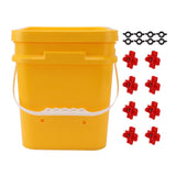 Automatic Chicken Waterer Cup with 12L Handheld Barrel Poultry Drinking Equipemnt for Goose Duck V1294-YM0706-3111230182717