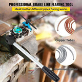Brake Line Flaring Tool, 45 Degree Single, Double, and Bubble Flares for 3/16", 1/4", 5/16" and 3/8" V952-PQGKZQJS42716DF31V0