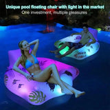 NNEOBA Light-up Inflatable Pool Float Chair V728-1005006807313682