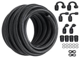 6AN Fuel Line Kit, 6.1 m Fuel Hose Kit, 0.86 cm Nylon Stainless Steel Braided Fuel Line V952-QCYYRYRGNLBZSYIKSV0