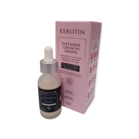 Kerotin Intensive Hair Growth Drops 30ml - Hair Loss Care DHT Blocker Stimulate V238-SUPDZ-39789184024656