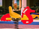 Yellow Plastic Rocker Chair Seat Replacement for Kids Outdoor Playground Equipment and Play Area V1192-AZ-W-22310