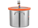5 Gallon Vacuum Upgraded Tempered Glass Lid Vacuum Degassing 304 Stainless Steel V952-JSZKTJS5GALLH3CGUV0