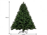 Christabelle 1.8m 6ft Grand Sierra Christmas Tree Pre Lit Multi Function LED Memory Wire Artifi 112_WFLGS6